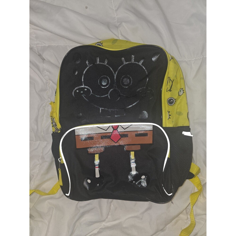 Like new nickelodeon SpongeBob SquarePants full size backpack bookbag bag tote!